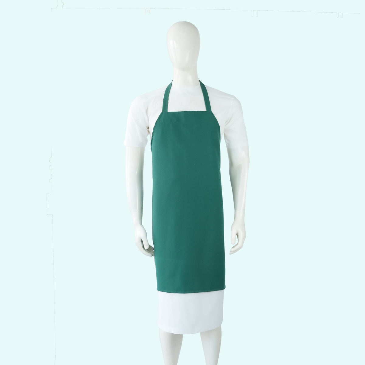 Spun Poly Bib Aprons — 10 Colors | 3-Pocket & No Pocket | Wholesale