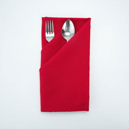 Spun Poly Napkins — 20x20 | 9 Colors | Wholesale
