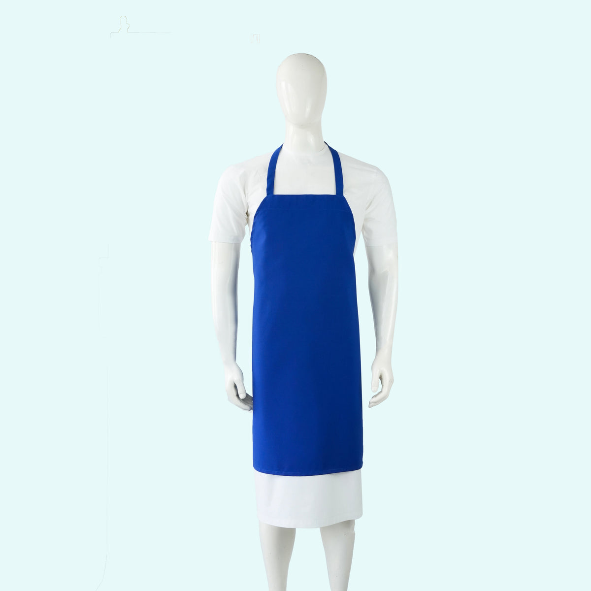 Spun Poly Bib Aprons — 10 Colors | 3-Pocket & No Pocket | Wholesale