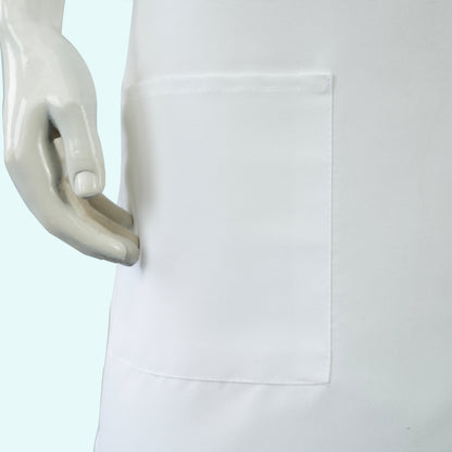 Spun Poly Bib Aprons — 10 Colors | 3-Pocket & No Pocket | Wholesale
